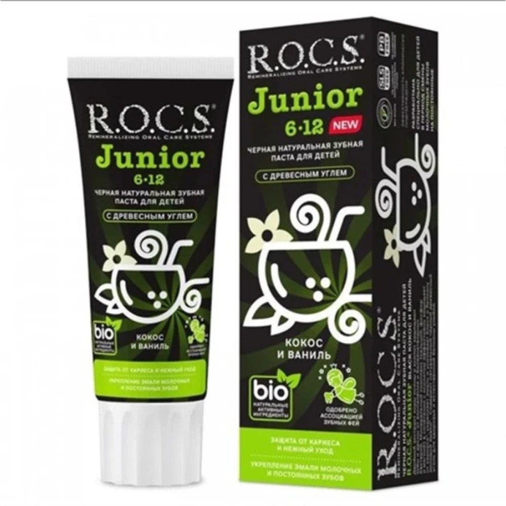 Rocs Junior 6-12 Yas Dis Macunu Florursuz ( Hindistan Cevizi Ve Vanilya) 60 Ml Diş Macunları Fiyatı