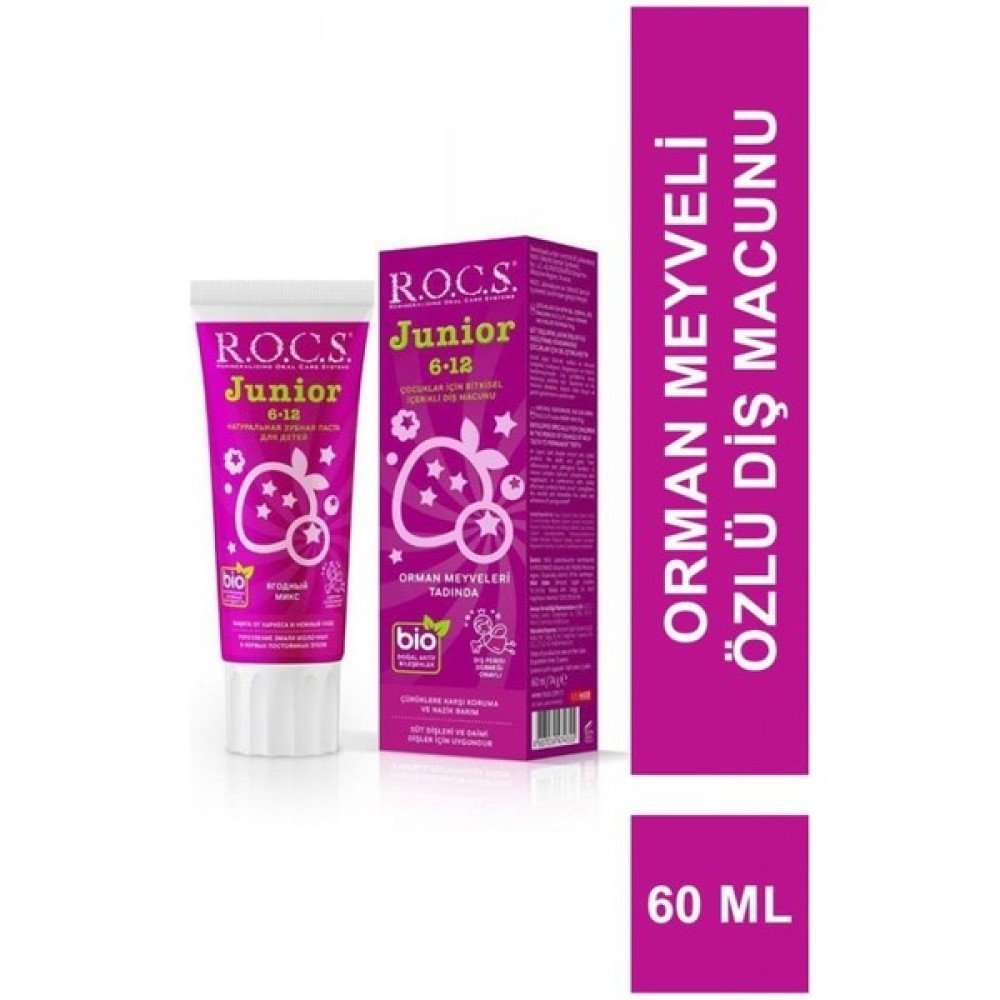R.O.C.S. Junior Diş Macunu 6-12 Yaş 60 ml Orman Meyveleri Oto Boyaları Fiyatı