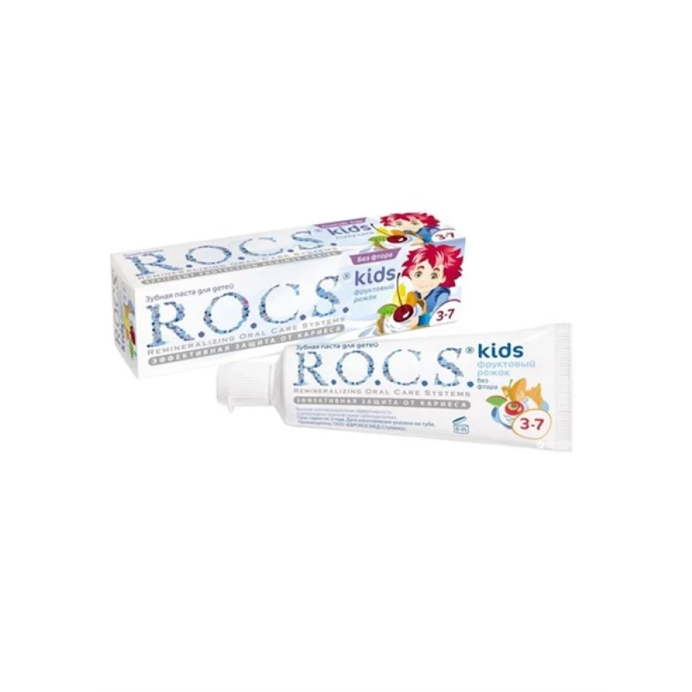 Rocs Kids 3-7 Yas Arasi Dis Macunu (Meyve Kulahi) Diş Macunları Fiyatı