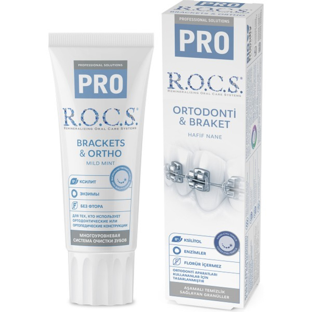 R.O.C.S. Pro Brackets & Ortho Diş Macunu 74 gr Diş Macunları Fiyatı