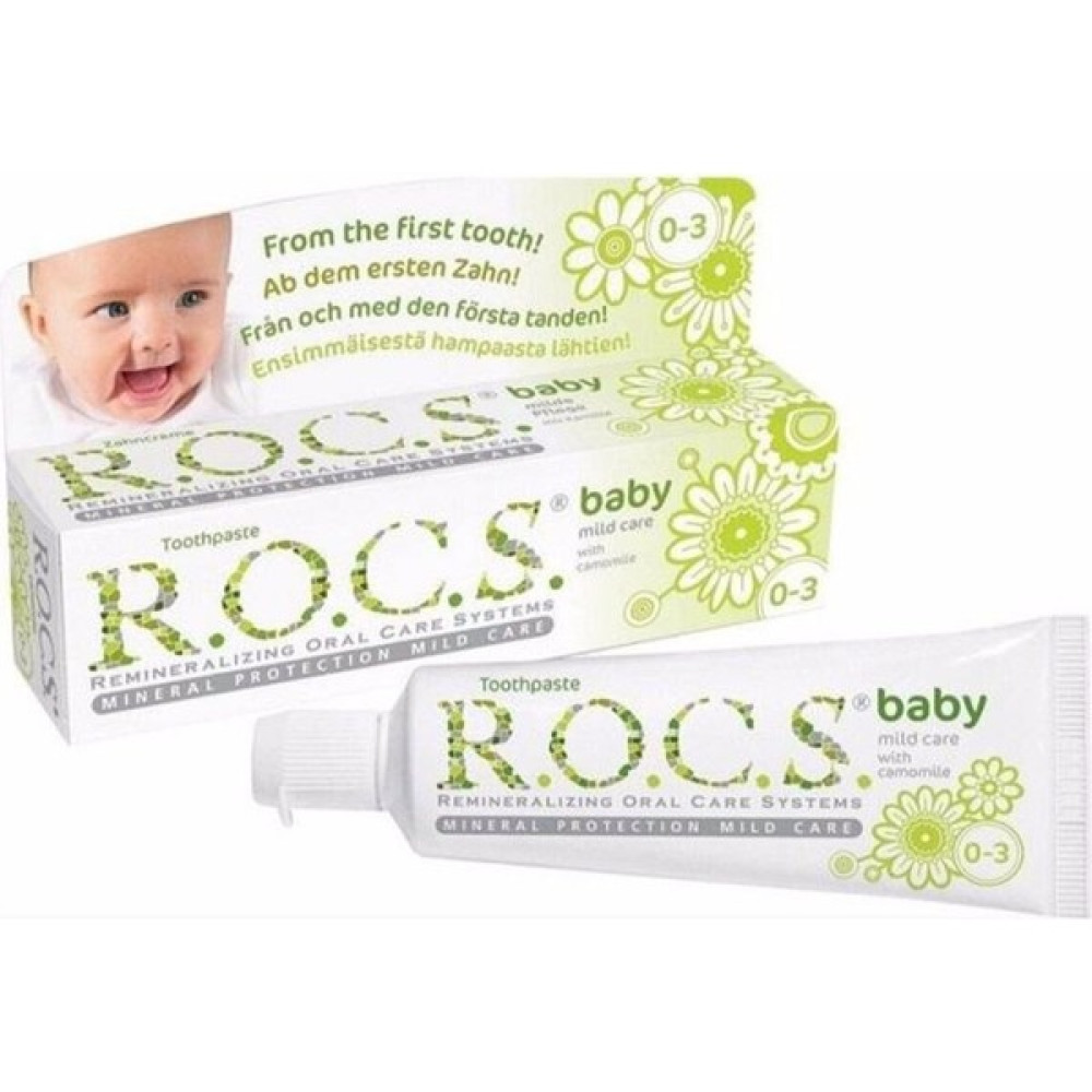 R.O.C.S. R.o.c.s.baby Diş Macunu 35ML 0-3 Yaş Papatya - Banyo Ürünleri Oto Boyaları Fiyatı
