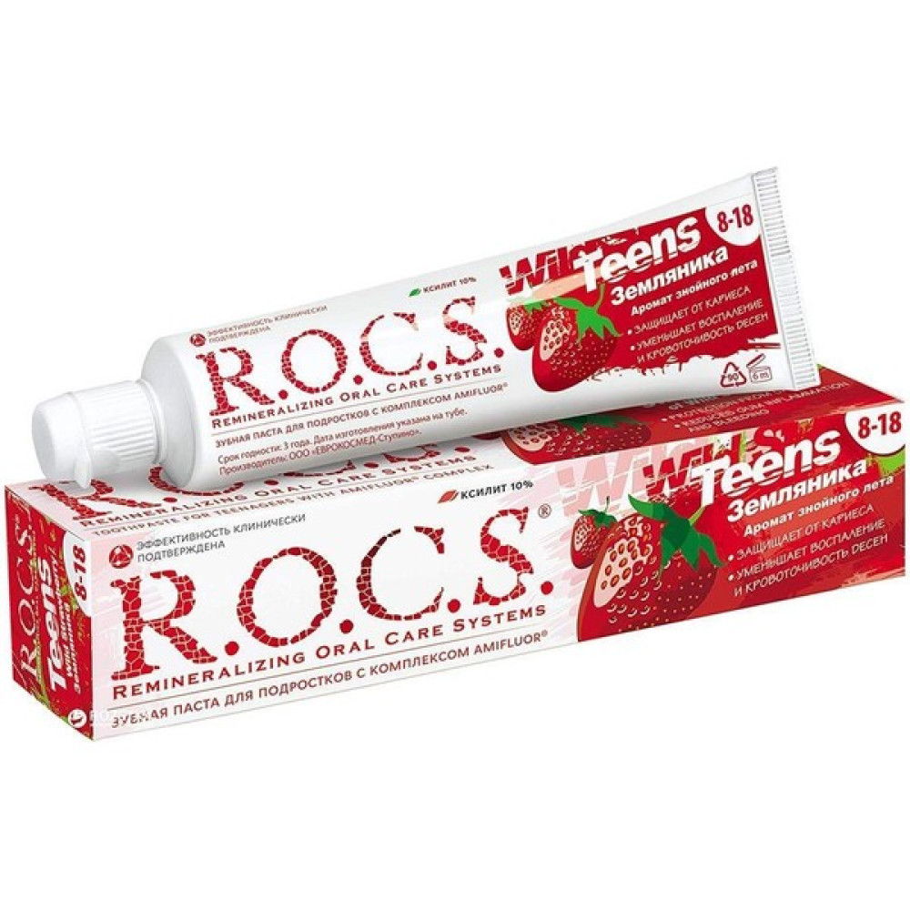 Rocs R.O.C.S.Teen Yaban Çileği Diş Macunu 60ml 8-18 Yaş Oto Boyaları Fiyatı