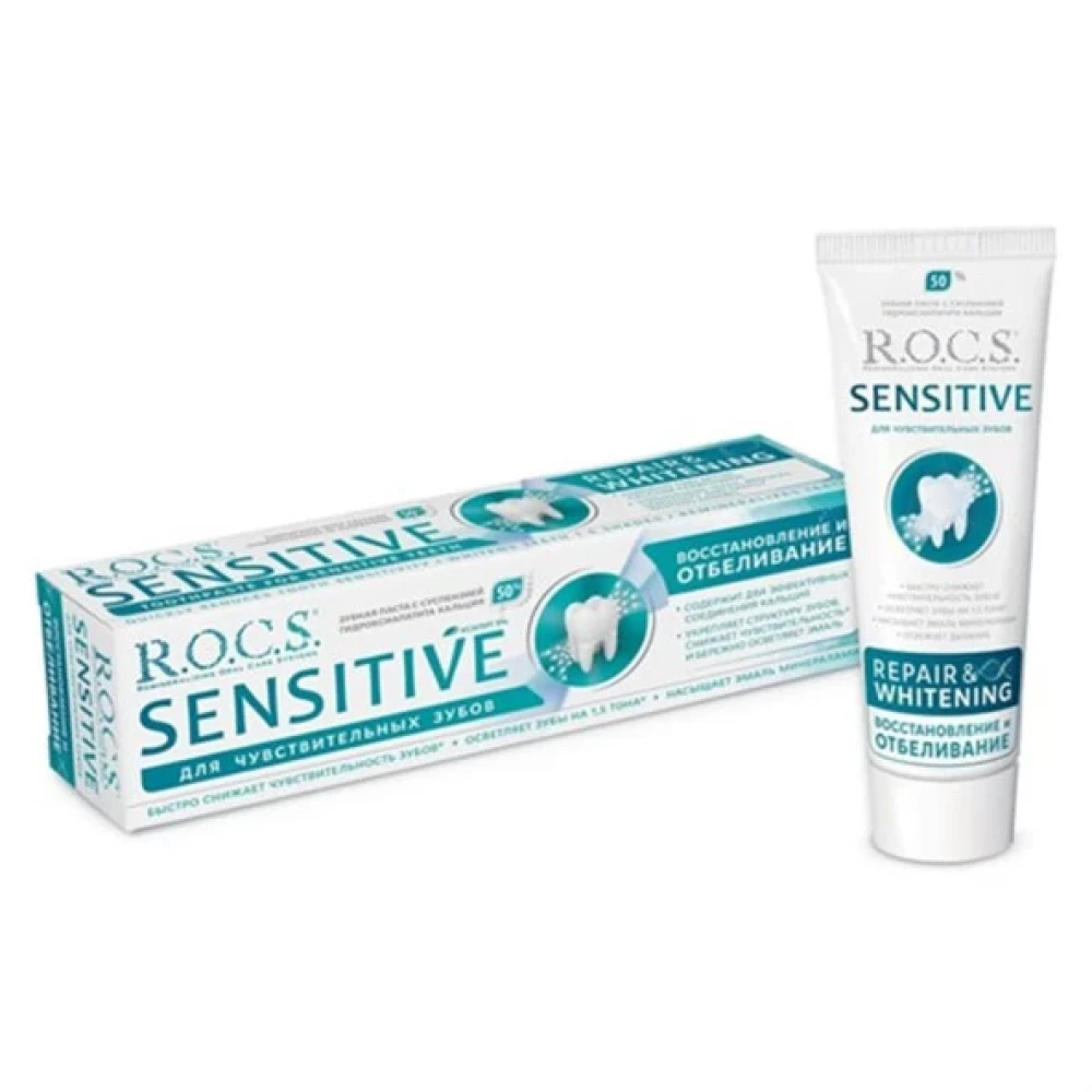Rocs Sensitive Repair Whitening Beyazlatici Dis Macunu 75 Ml Diş Macunları Fiyatı