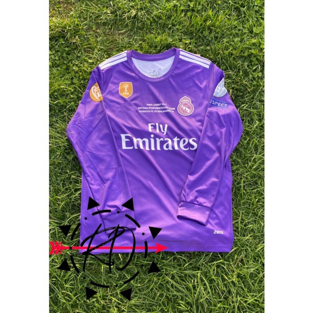 RODAK WEAR 2017 Ronaldo Real Madrid Şampiyonlar Ligi Finalı Uzun Kollu Forması Futbol Malzemeleri Fiyatı