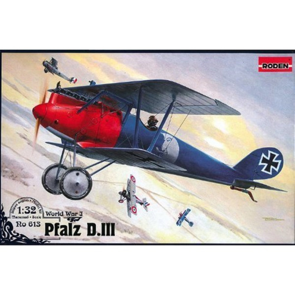 Rodenstock Roden 1/32 Pfalz D.ııı Uçak Maketi - Kırmızı Maket Fiyatı