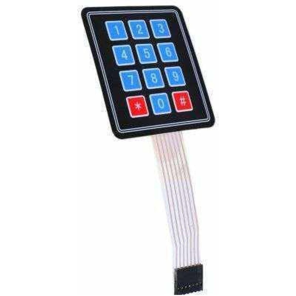 Rodevino 4x3 - 12 Buton Membran Tuş Takımı Keypad Klavye Arduino Klavye - Mouse Fiyatı