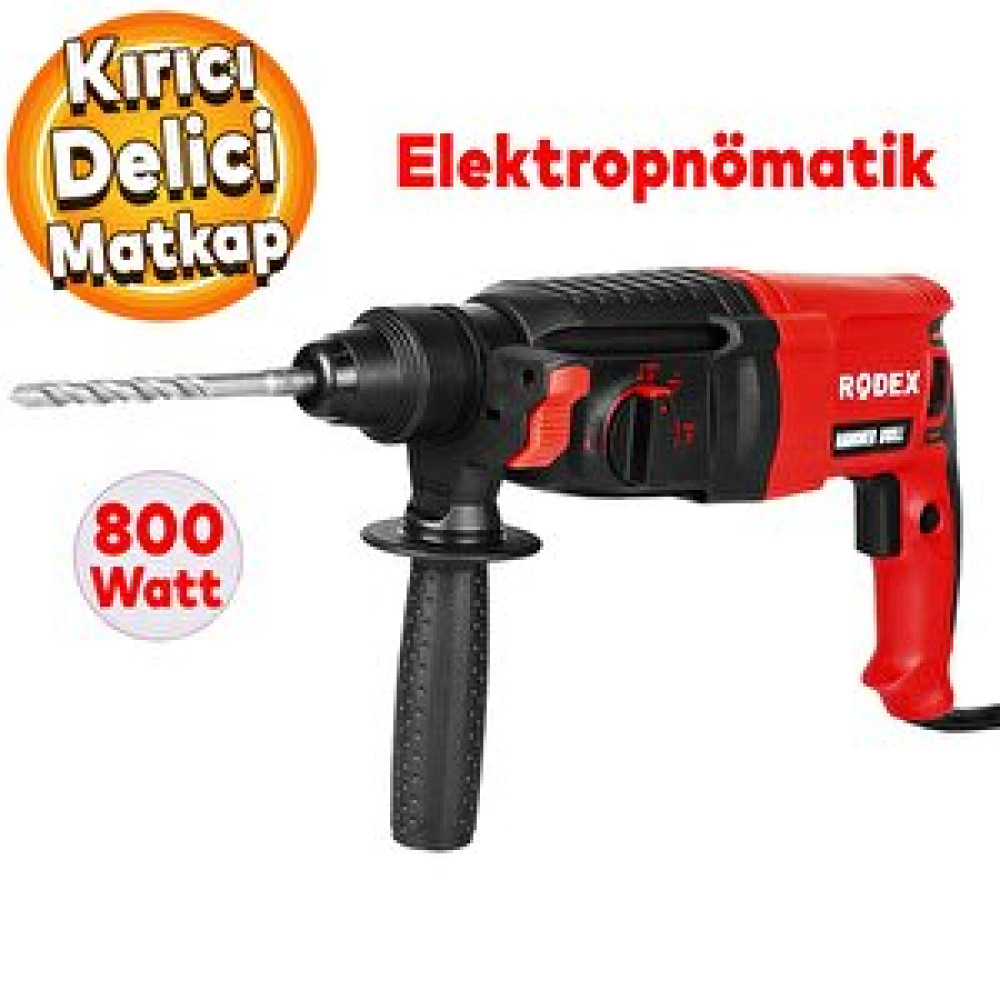 Rodex Rdx226 Elektropnömatik Kırıcı Delici Matkap 26 Mm 800w Kırıcı Deliciler & Kırıcılar Fiyatı