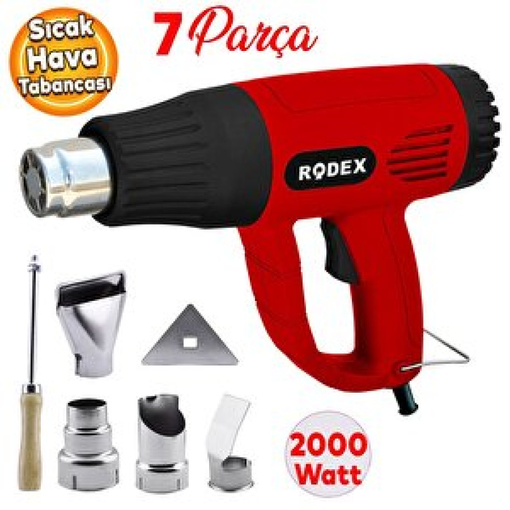 Rodex Rdx303a Sıcak Hava Tabancası 2 Kademeli 2000w Matkaplar Fiyatı