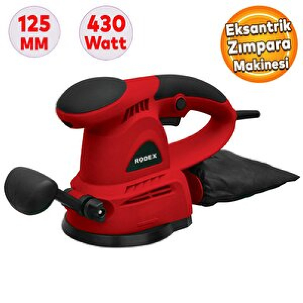 Rodex Rdx376 Eksantrik Zımpara Makinesi 430w 125 Mm Zımparalama Makinesi Fiyatı