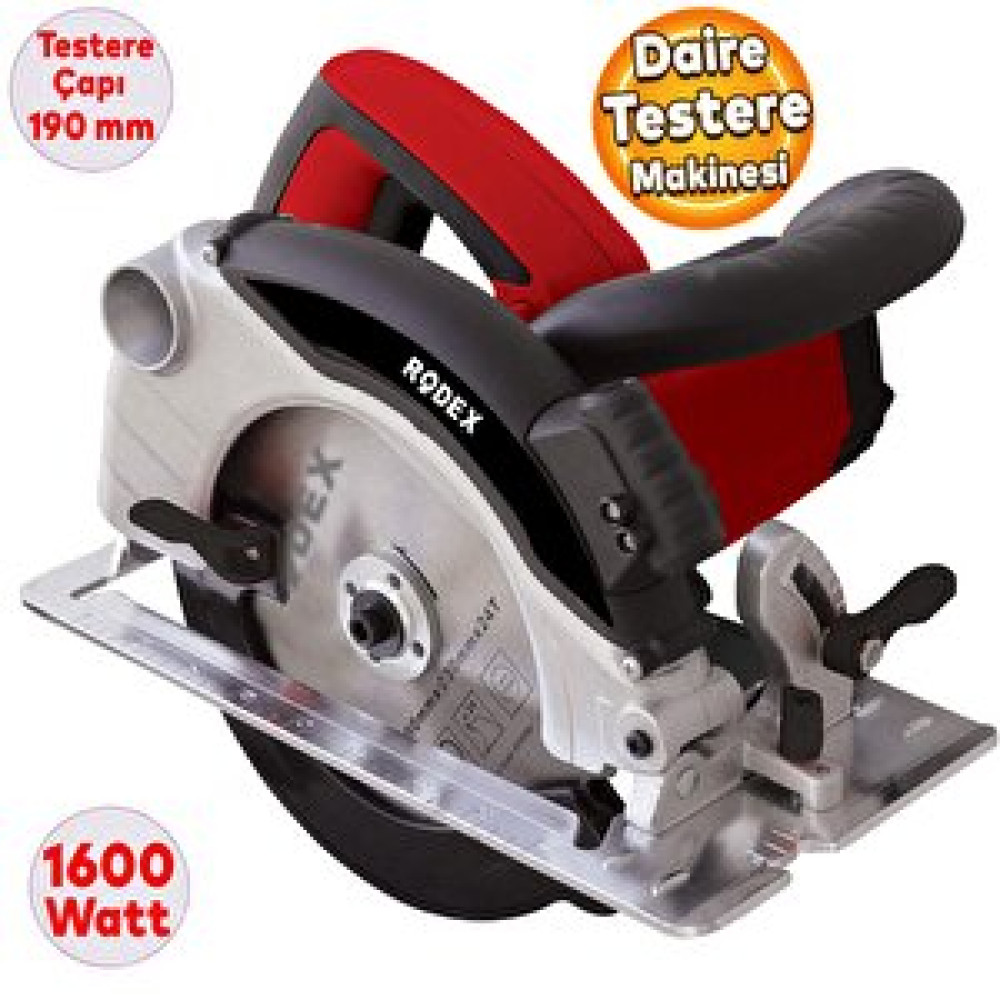 Rodex Rdx384 Daire Testere Sunta Kesme Testere Daire Testere 190 Mm 1600w Testereler Fiyatı