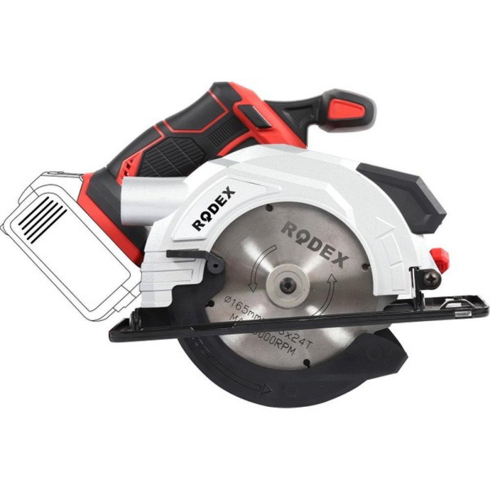 Rodex Rpx2540 Sunta Kesme Testere Akülü Daire Testere Bataryasız Testereler Fiyatı