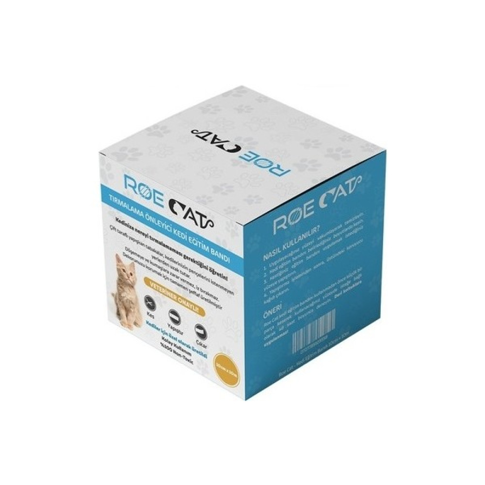 Roe Cat Kedi Eğitim Bandı - Mobilyalar Için Tırmalamaya Karşı Önleyici Non-Toxic 15 cm x 15 M Evcil Hayvan Ürünleri Fiyatı