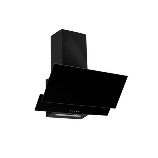 Roehler RS 6430 Siyah 60 cm Cam Davlumbaz