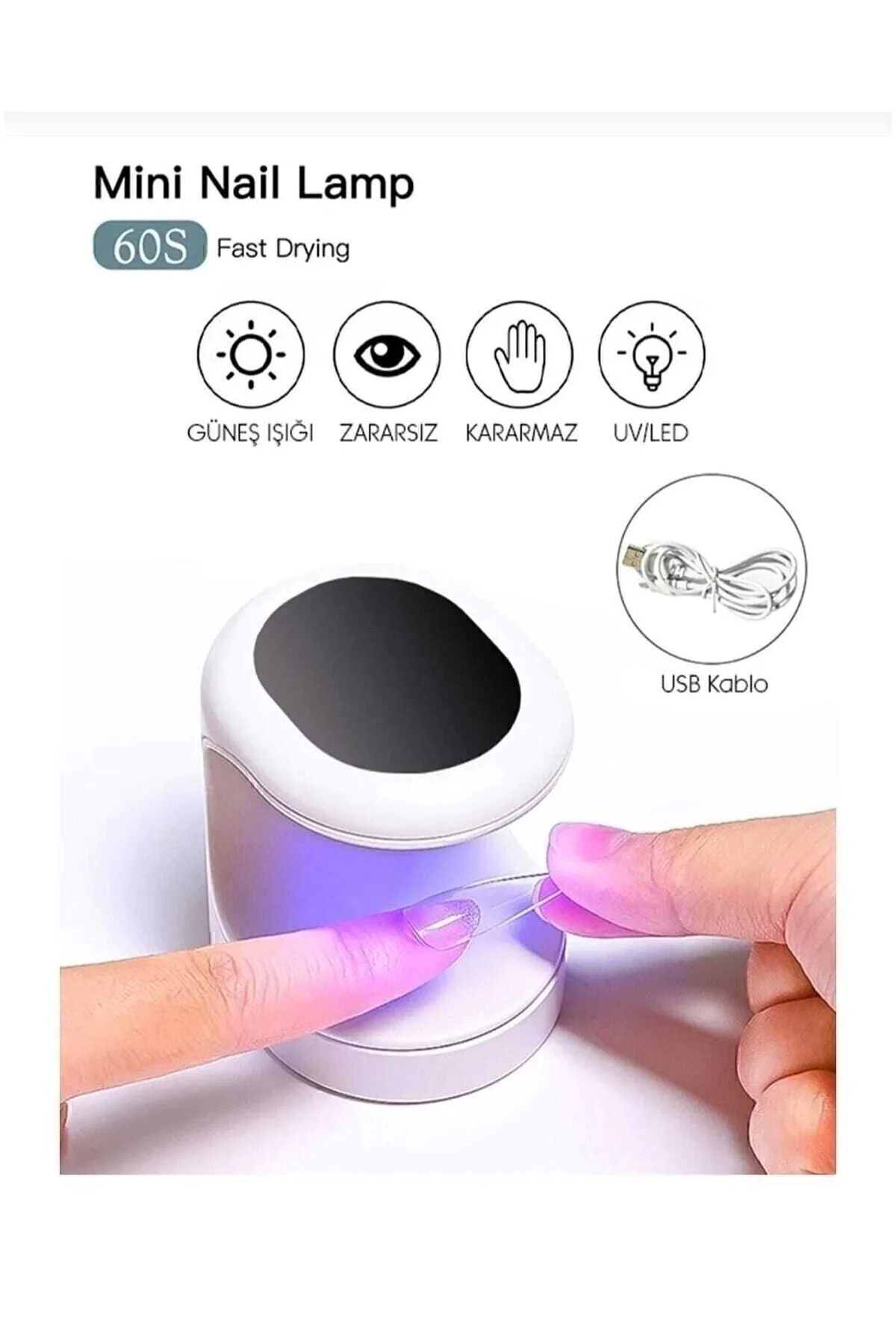 Roesıa Rose Cosmetics Protez Tırnak - Kalıcı Oje Mini Uv-led 16 Watt 3 Led Oje Kurutucu" Manikür & Pedikür Seti Fiyatı