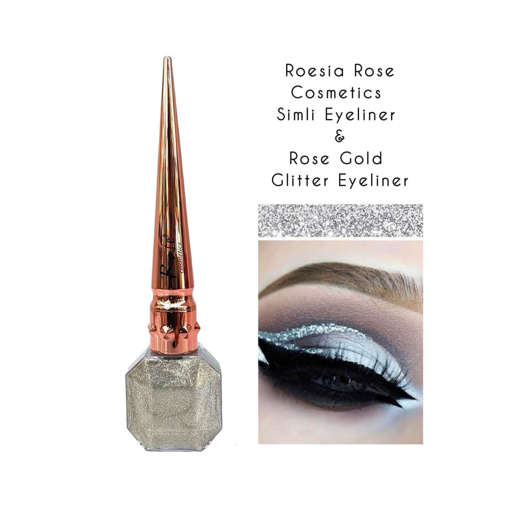 Roesıa Rose Cosmetics Rose Yeni Model Simli Eyeliner & Glitter Eyeliner Eyeliner Fiyatı