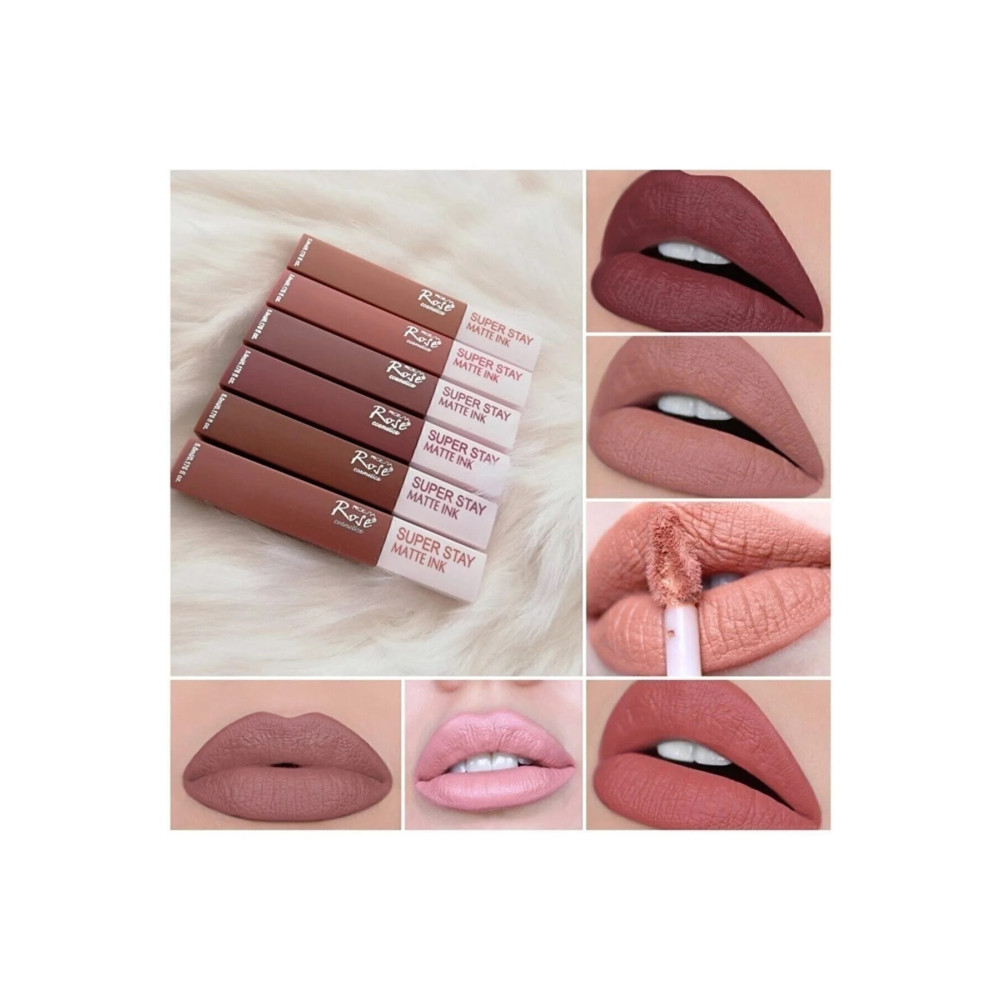 Roesıa Rose Cosmetics Super Stay 6 Lı Mat Ve Kalıcı Ruj Rujlar & Dudak Parlatıcıları Fiyatı