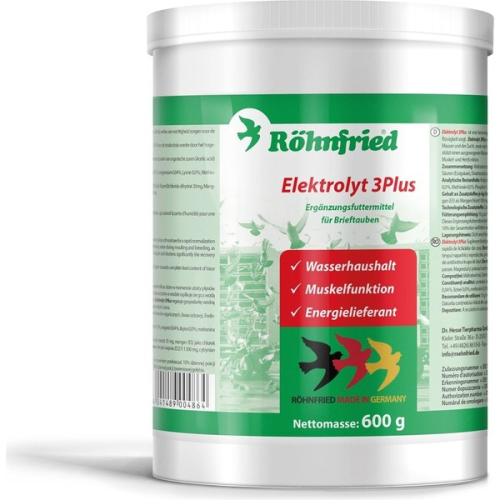 Röhnfried Elektrolyt 3plus Kombine Elektrolit Karışımı 600 G Evcil Hayvan Ürünleri Fiyatı