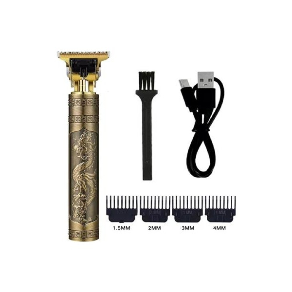 Roichill Vintage Görünümlü Güçlü 4 Farklı Başlıklı USB Şarjlı Manuel Tıraş Makinası Erkek Tıraş Ürünleri Fiyatı