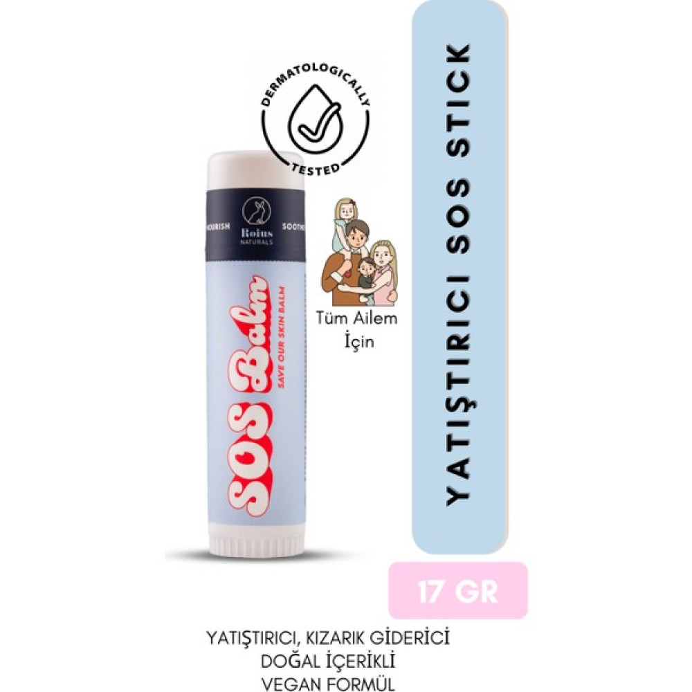 Roius Naturals Sos Balm Stick Hızlı Yatıştırıcı ve Onarıcı Balm Krem Oto Boyaları Fiyatı