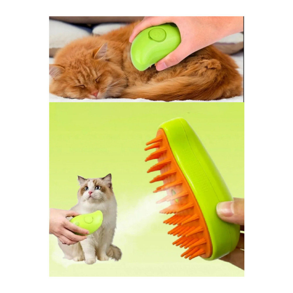 Rojame Buharlı Kedi & Köpek Yıkama Fırçası Tarağı Yumuşak Silikon Evcil Hayvan Ürünleri Fiyatı