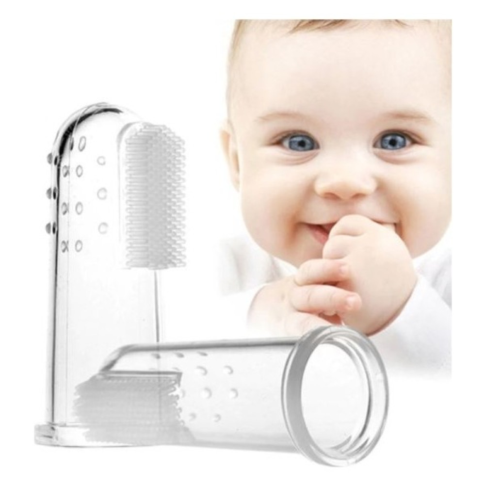 Rokko Baby Parmak Silikon Bebek 1 Adet Diş Kaşıyıcı Fırçası Diş Fırçası Özel Kabında - Şeffaf Diş Fırçaları Fiyatı