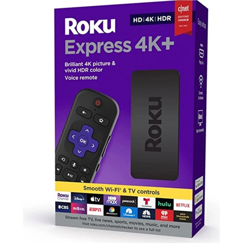 Roku Ekspres 4K+ 2021 Media Player Ev Sinema Receiverları Fiyatı