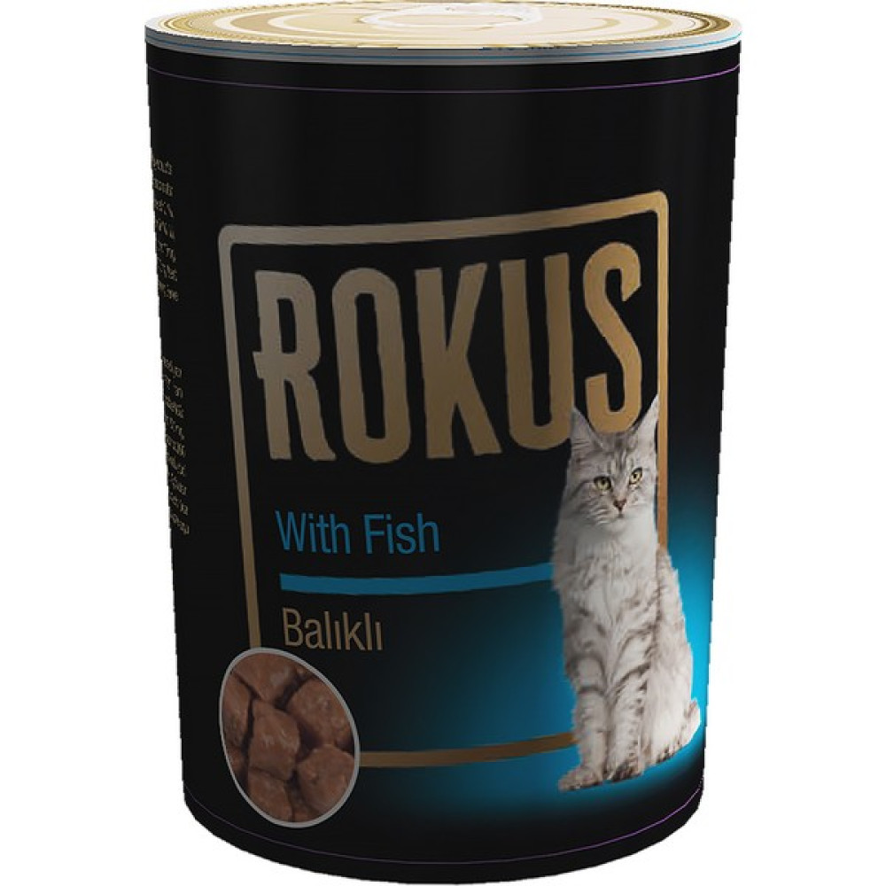 Rokus Balıklı Kedi Konservesi 410G Evcil Hayvan Ürünleri Fiyatı