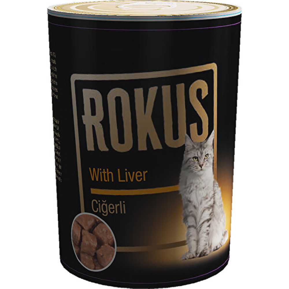 Rokus Ciğerli Kedi Konservesi 410G Evcil Hayvan Ürünleri Fiyatı