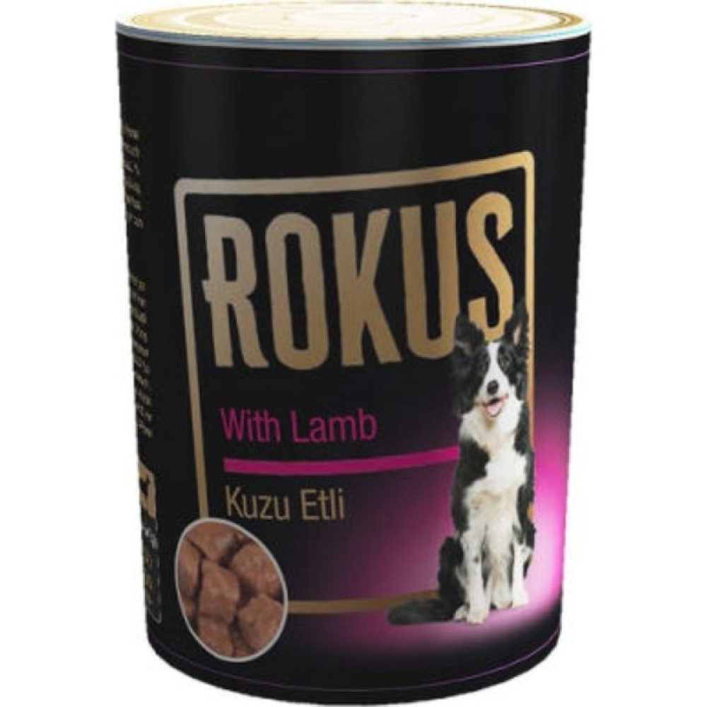 Rokus Kuzu Etli Köpek Konserve Maması 410GR 12'li Evcil Hayvan Ürünleri Fiyatı