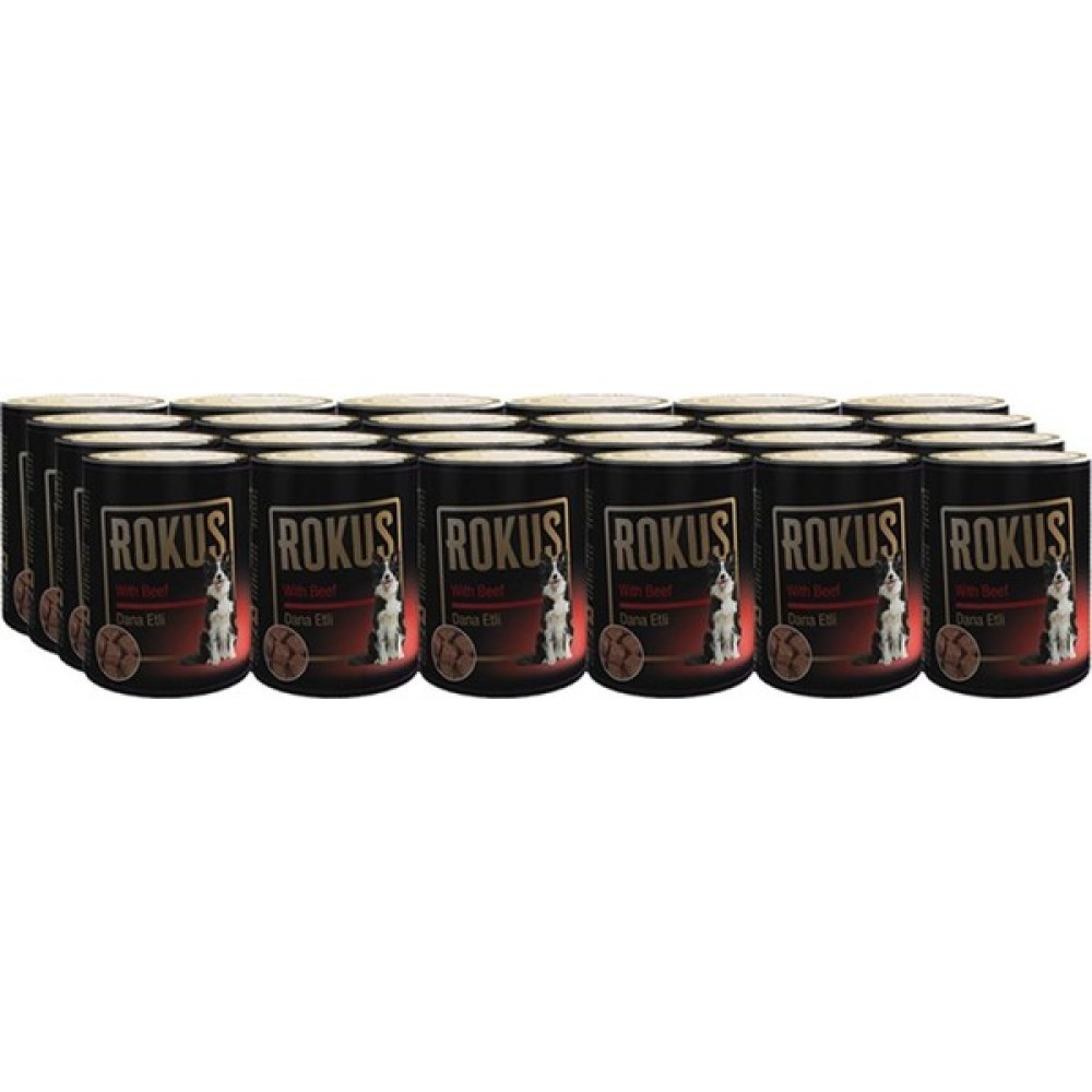 Rokus melekstore Rokus Dana Etli 410 gr Köpek Konserve Maması 12'li Ekomomik Paket Evcil Hayvan Ürünleri Fiyatı