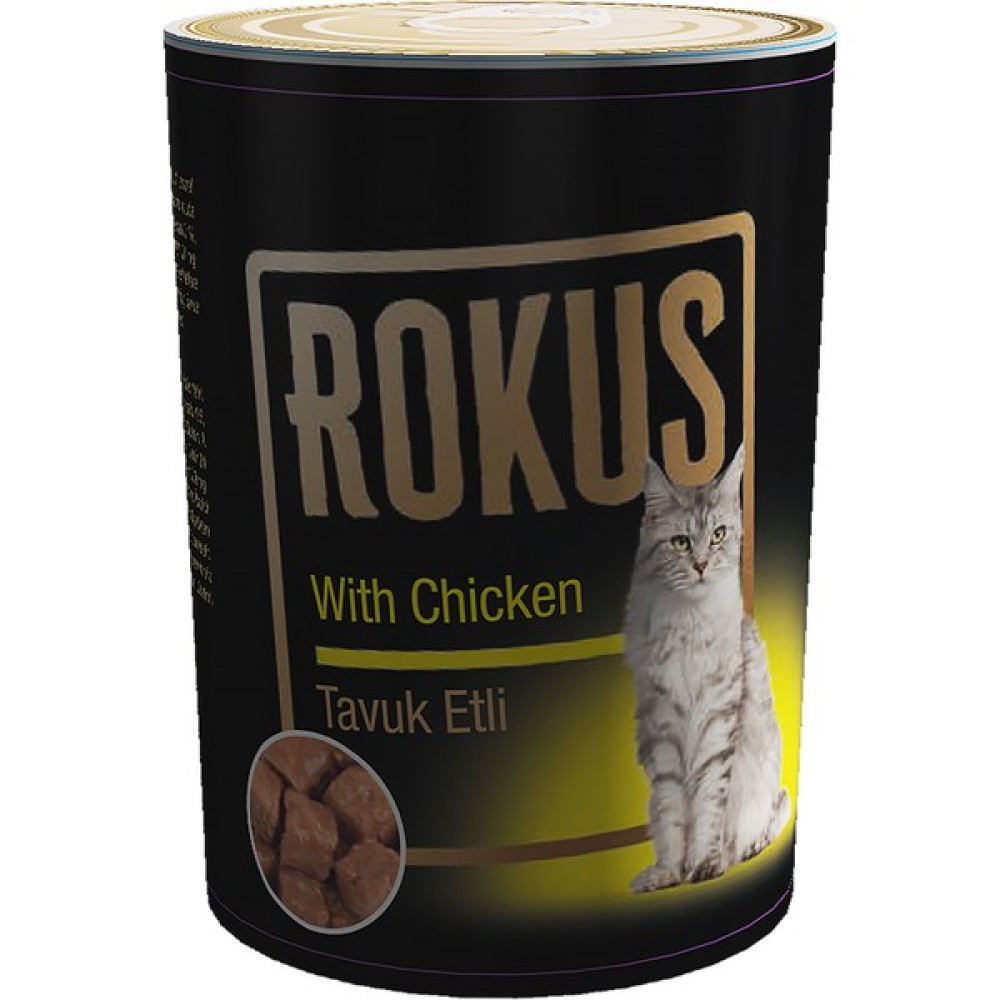 Rokus Tavuklu Kedi Konservesi 410G Evcil Hayvan Ürünleri Fiyatı