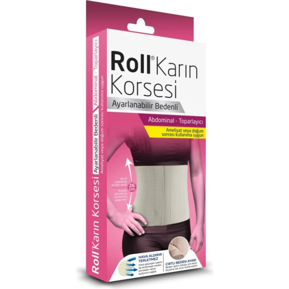 Roll Abdominal Karın Korsesi Ayarlanabilir Bedenli Doğum Sonrası Kullanım için Destekleyici Özellik Korse Fiyatı