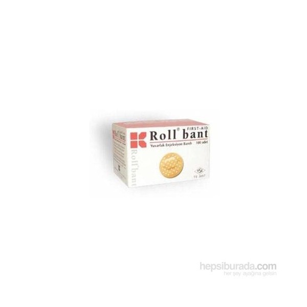 Roll Bant Fırst Aıd Bant 100 Lü ( Yuvarlak Enjeksiyon Bandı ) Diğer Fiyatı