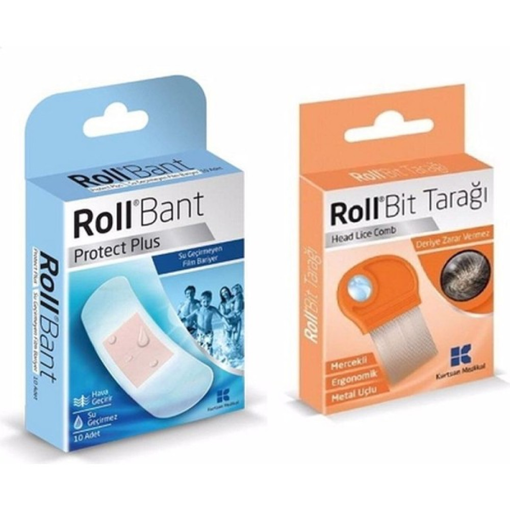 Roll Bant Protect Plus Su Geçirmez Yara Bandı 10LU + Bit Tarağı Deriye Zarar Vermez Mercekli Oto Boyaları Fiyatı