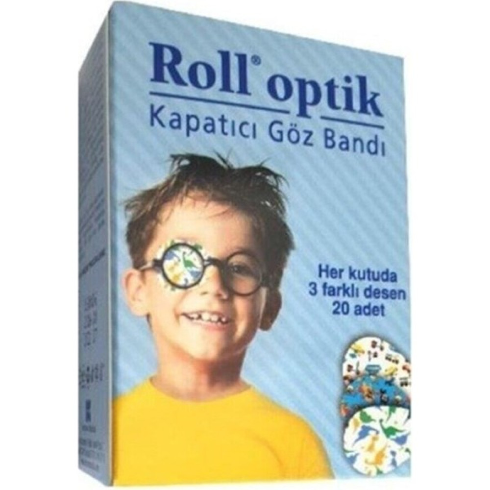 Roll Erkek Çocuk Optik Kapatıcı Göz Bandı 3 Desenli 20 Adet - 1 Oto Boyaları Fiyatı