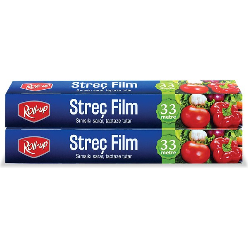 Roll-up 33 Metre Streç Film 2 Adet - Şeffaf Pişirme Kağıdı Fiyatı