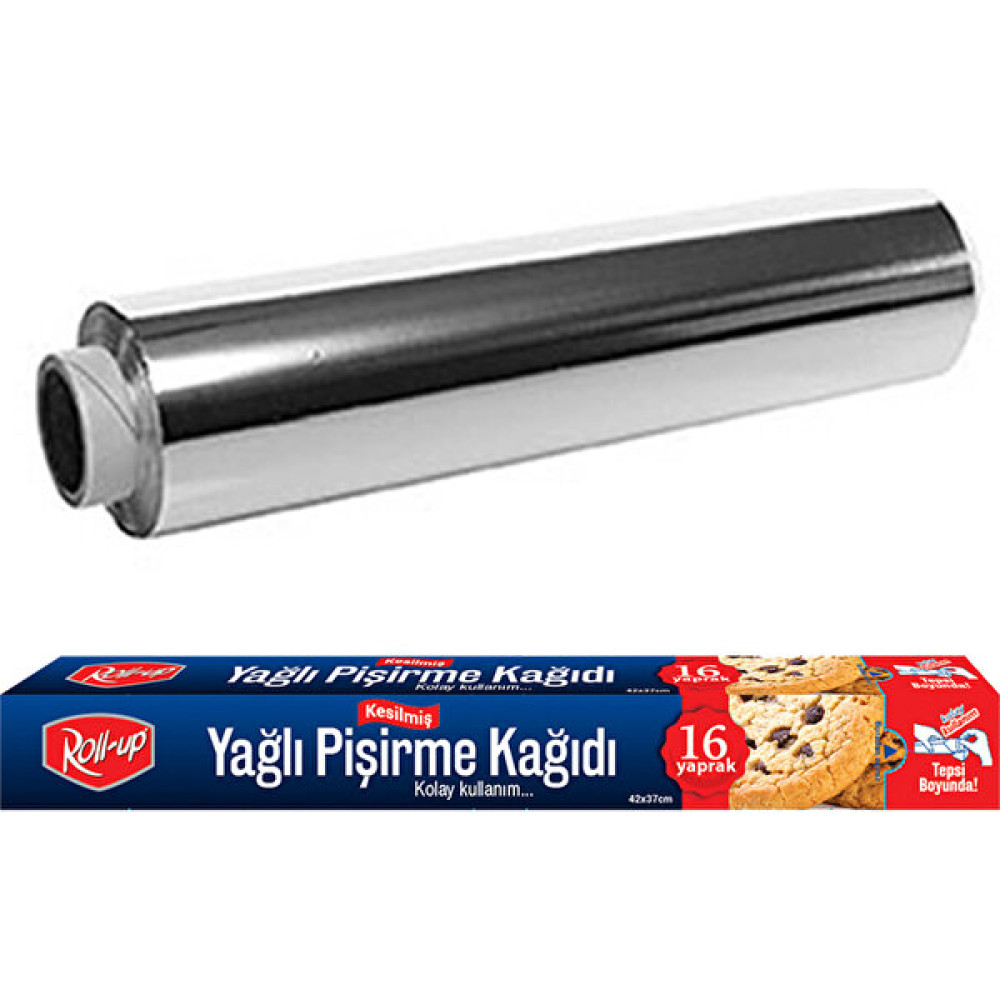 Roll-Up Alüminyum Folyo ve Pişirme Kağıdı 2 Parça Ekonomik Mutfak Seti 6 Pişirme Kağıdı Fiyatı