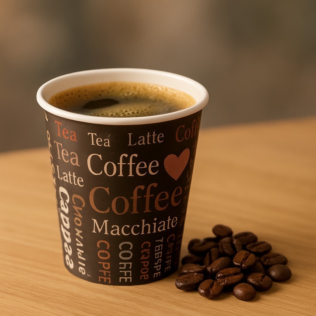 Roll-Up Karton Bardak 7 oz Cafe Baskılı 500 Adet Fincan / Bardak / Kahve Takımı Fiyatı