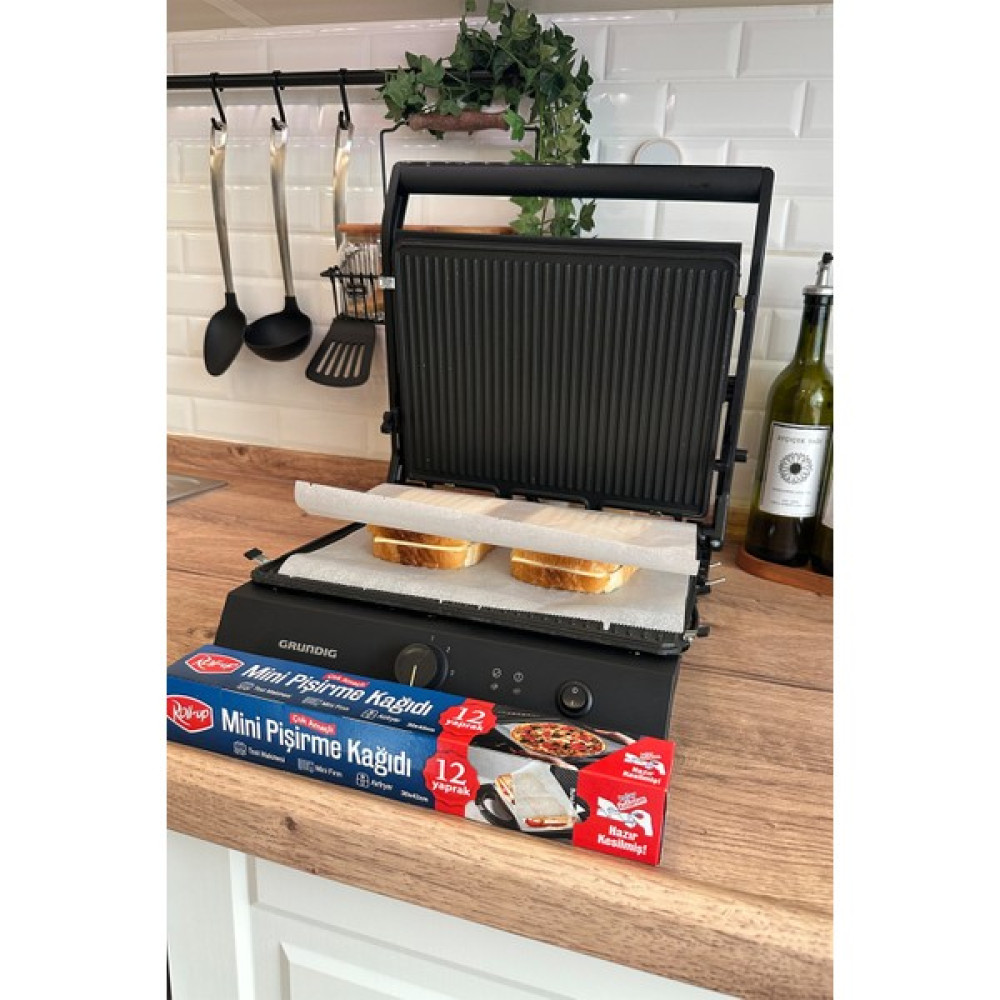 Roll-Up Kesilmiş Mini Pişirme Kağıdı Airfryer - Tost Makinesi - Mini Fırın Uyumlu 12 Yaprak x 6 Kutu Pişirme Kağıdı Fiyatı