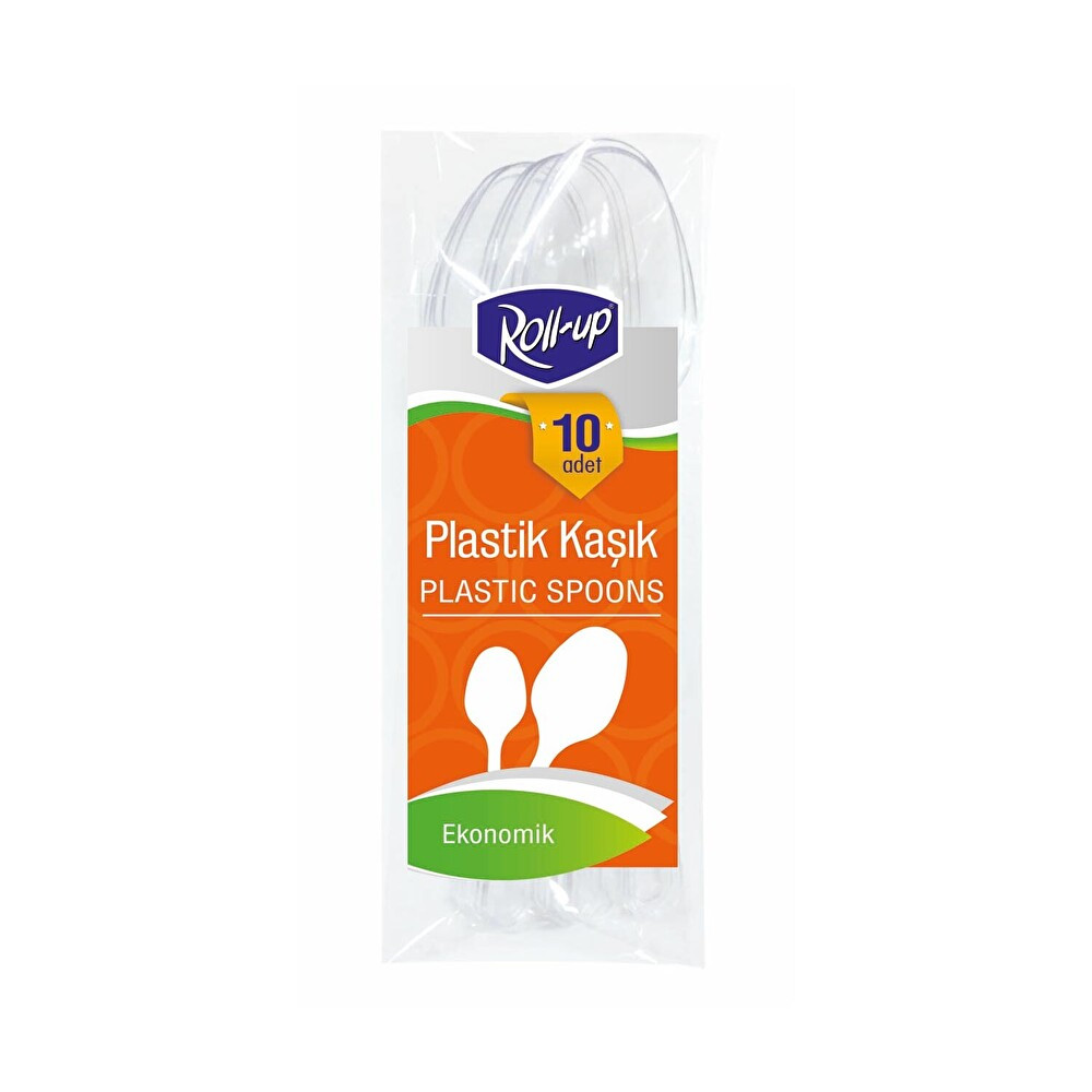Roll-Up Plastik Kaşık 10'lu Çatal / Kaşık / Bıçak Takımları Fiyatı
