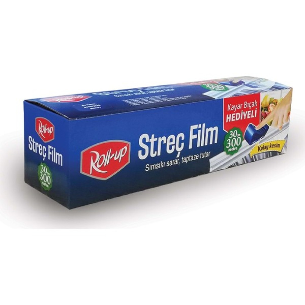 Roll-Up Streç Film 9 Mikron 30 x 300 M Streç Film Fiyatı