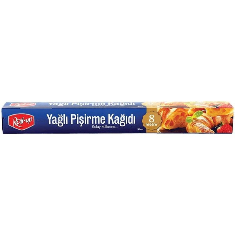 Roll-Up Yağlı Fırın Tepsi Pişirme Kızartma Kağıdı - 8 Metre -1 Kutu Pişirme Kağıdı Fiyatı