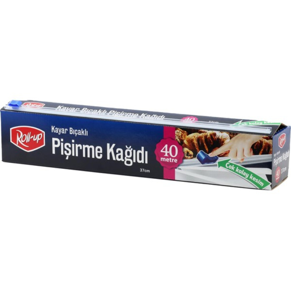 Roll-Up Yağlı Pişirme Kağıdı (Kayar Bıçaklı) 37 x 40 m Pişirme Kağıdı Fiyatı