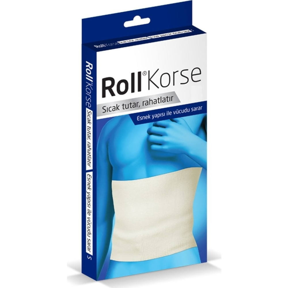 Roll Yün Korse XXL XXLarge Ortopedik Destek Sağlayan Nefes Alabilir Kumaş ile Rahat Kullanım Korse Fiyatı