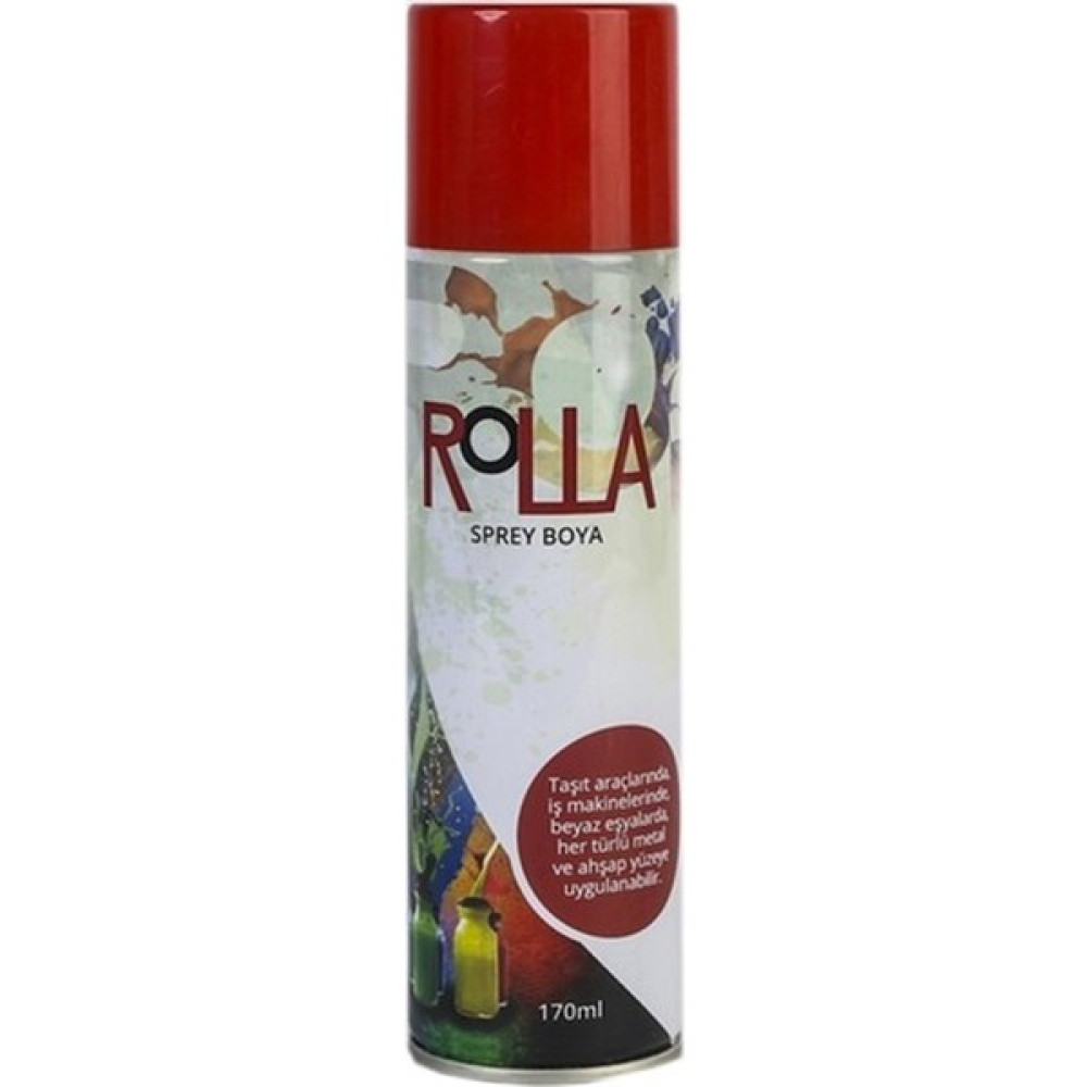 Rolla Kırmızı Sprey Boya Boya Malzemeleri Fiyatı