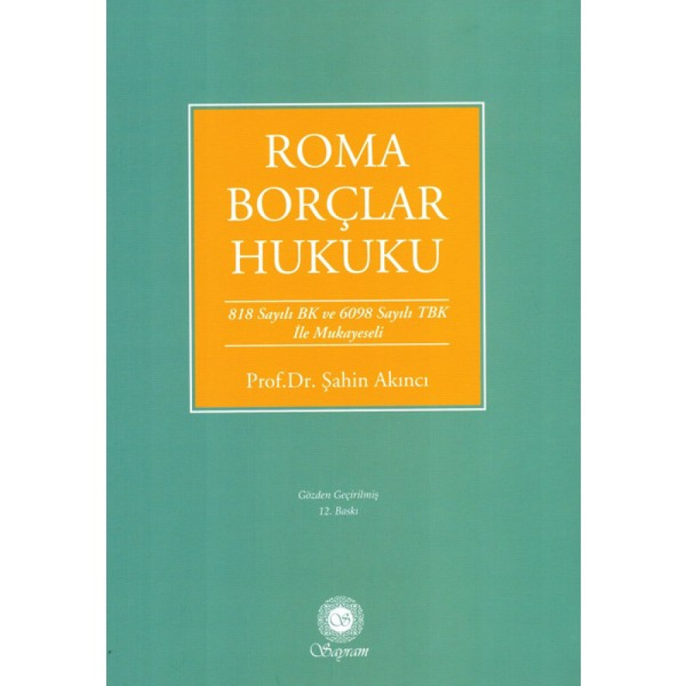 Roma Borçlar Hukuku Akademik Fiyatı