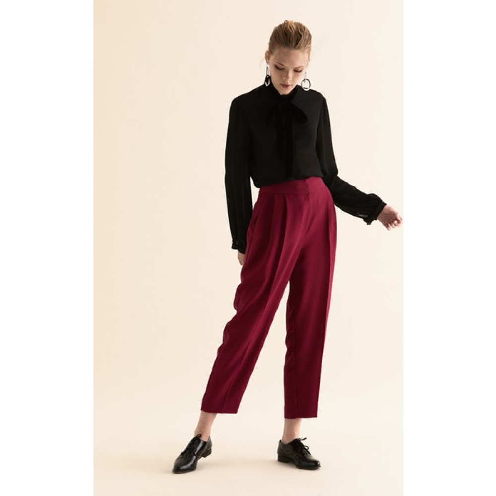Roman Kadın Kısa Paçalı Fuşya Pantolon-K1912059-003 Kadın Pantolon Fiyatı