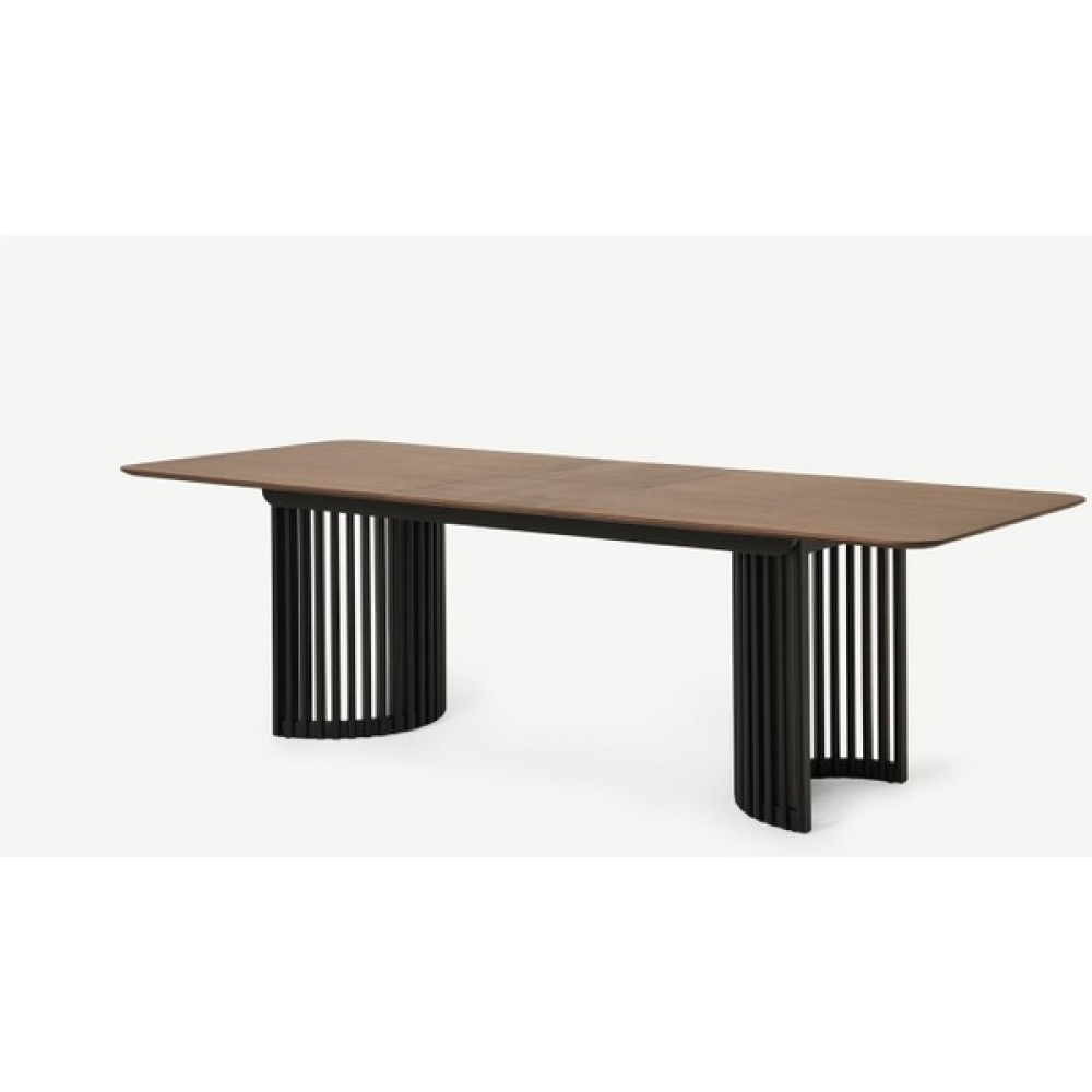 Romano 6-10 Kişilik Açılır Yemek Masası Rmn 7719, Ceviz Ağacı & Kömür Siyahı - 200 x 100 cm Yemek & Mutfak Masası Fiyatı