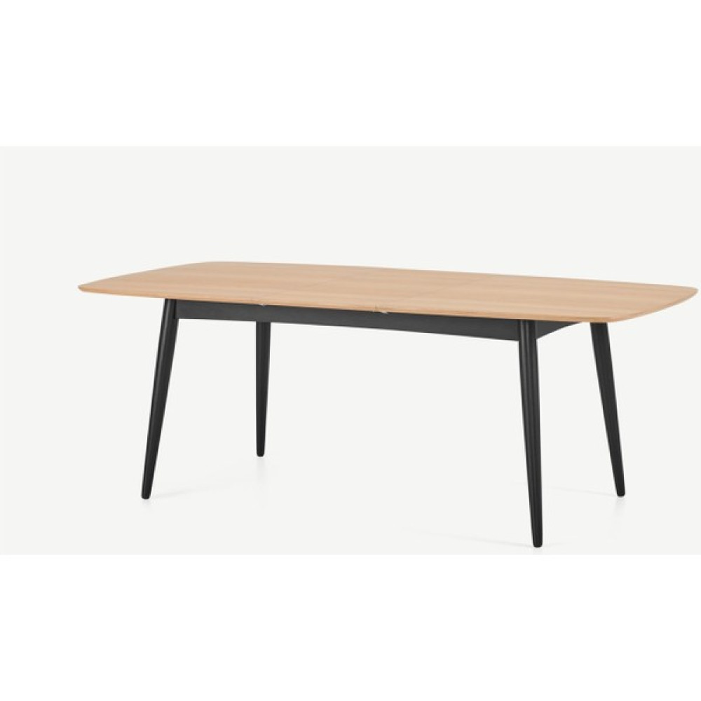 Romano 6-8 Kişilik Açılır Yemek Masası Rmn 5693, Meşe Ağacı & Siyah - 160 x 100 cm Yemek & Mutfak Masası Fiyatı