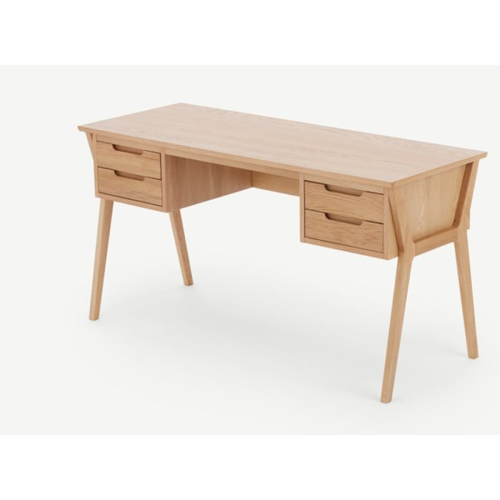 Romano Dört Çekmeceli Çalışma Masası Rmn 6286, Meşe Ağacı - 145 x 56 x 76 cm Çalışma Masası Fiyatı